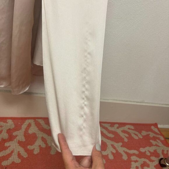 White by Vera Wang Womens Strapless Dress in Champagne Cream Size 0 *Flaw* - Picture 7 of 12